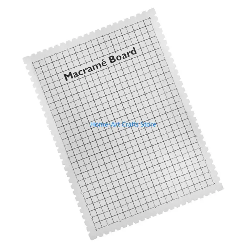 Y3NA Large Macrames Board Grids Board 39x29x5cm for Braiding Cording Bracelet Creating Macrames and Knotting Creation view 5