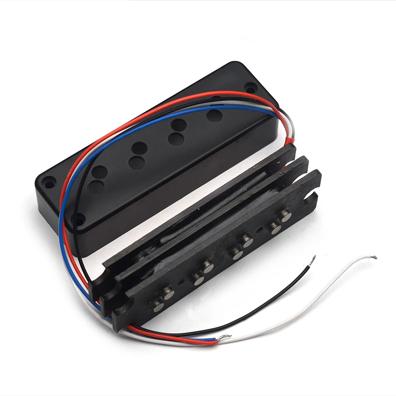 ألنيكو 5 مكدسة 3 فتحات 4-سلسلة باس هامبوكر مع قطعة مركزية للحد من الضوضاء لاقط 4-C أجزاء مخرج ملف سبليت باس