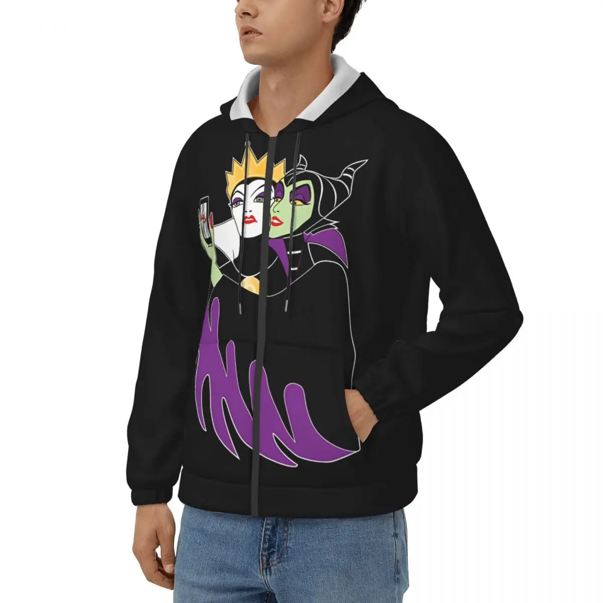 Men Wicked Selfie Hoodie maleficent mistress of evil Tops Cool Hoodies Winter Clothing