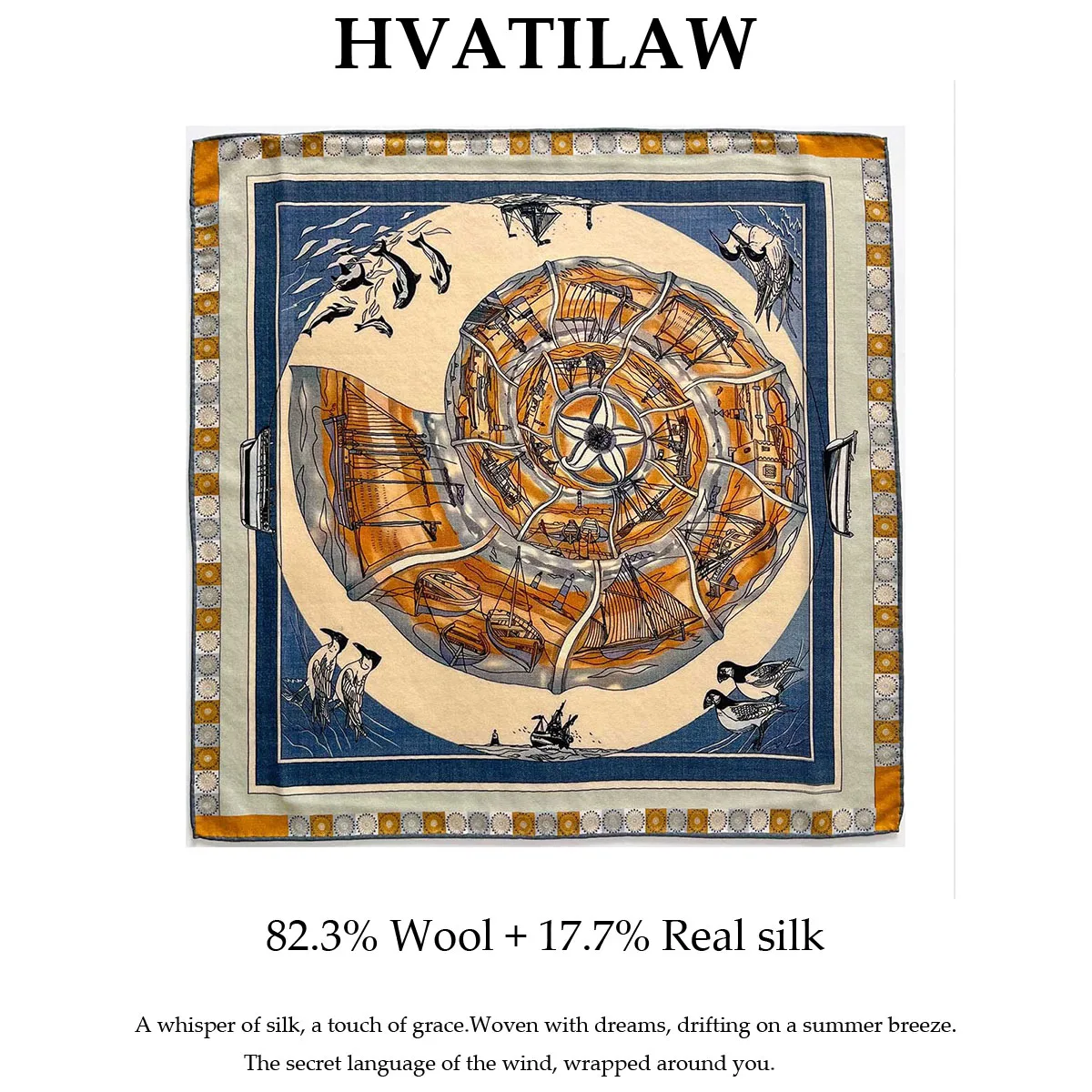 

New 100% Natural Silk Wool Scarf Men Women 62cm Square Scarves Shawl Luxury Headband Wrap Hijab Pashmina Poncho Bandana Hairband