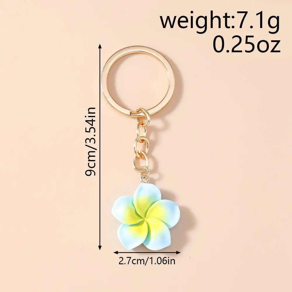 Cute Resin SunFlower Keychain Girls Phone Handbag Decor KeyRing Windmimll PendantDIY Handmade Fashion Jewelry Gifts for Women