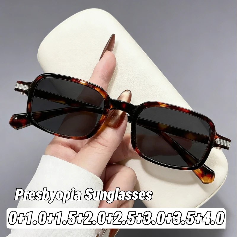 

2026 New Small-Frame Square Presbyopia Sunglasses Women's INS Style Outdoor UV-Protective Reading Glasses Outdoor Travel Eyewear