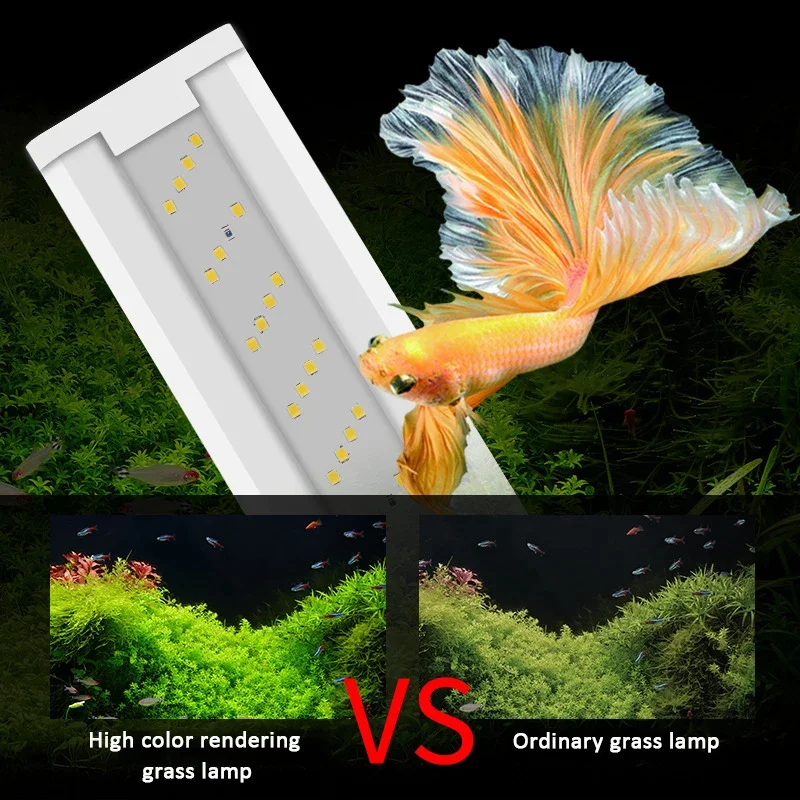 Large Fish Tank Aquarium Led Ornamental Fish Lighting Creative Light Aquarium Supplies Fish Tank Color Changing Light