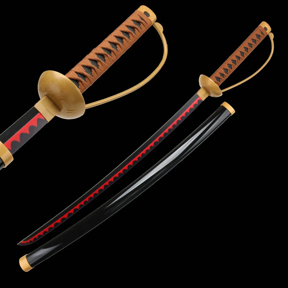 Accesorios de Cosplay espada de anime, espada de samurái japonés No Sharp, fiesta de disfraces espectáculo de anime, soporte y cinturón de espada gratis