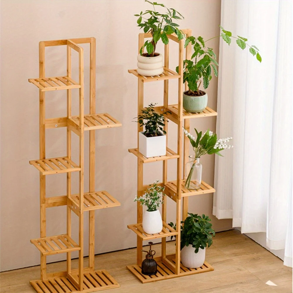 6 Tier Plant Stand Indoor 7 Potted Corner Plant Shelf Planter Holder for Plants