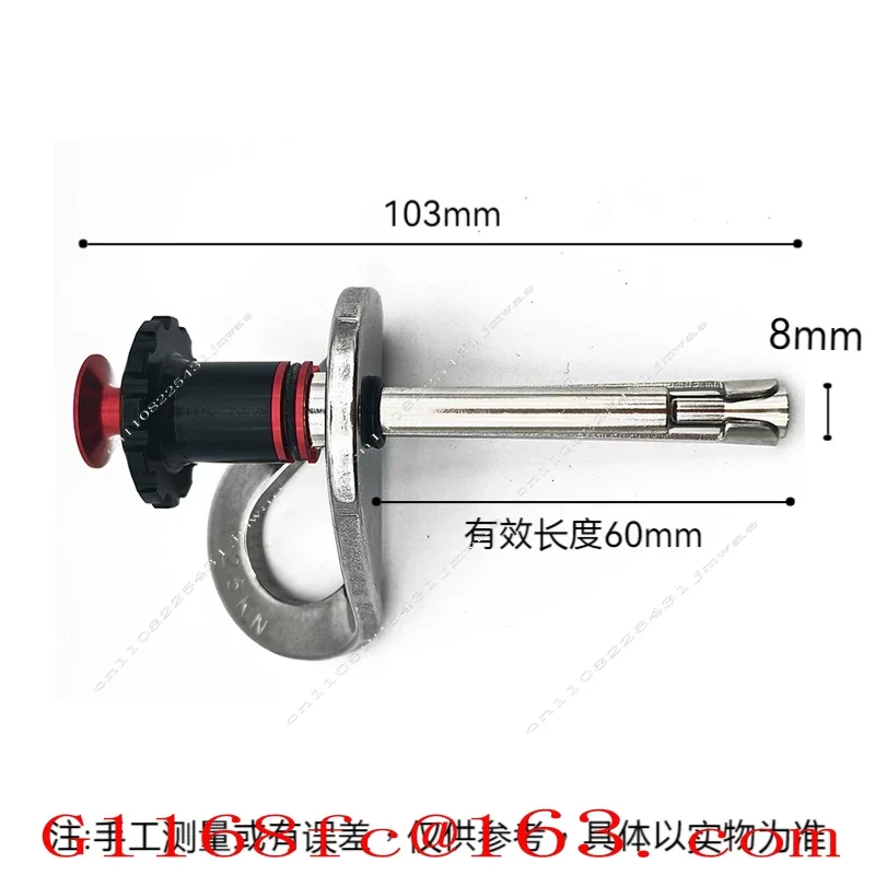 M8M10M12 Rock Climbing Removable Anchor, 304 Stainless Steel Rock Nail Hanging Piece Aerial Work Safety Rope Expansion Nail