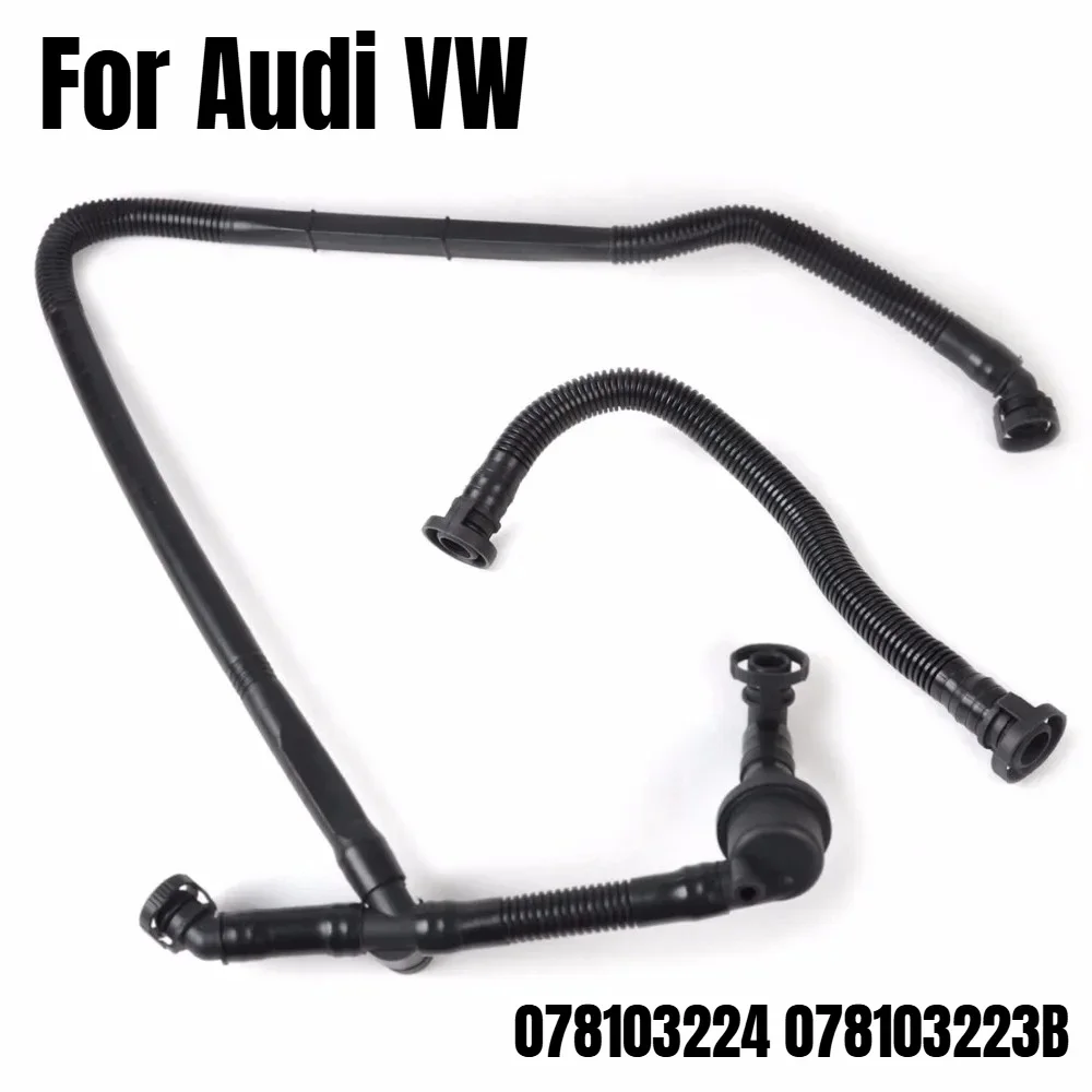 Car For VW Passat Audi A4 A6 2.8 V6 1995 - 1988 1999 2000 2001 2002 Crankcase Breather Vacuum Hose Kit 078103224 078103223B