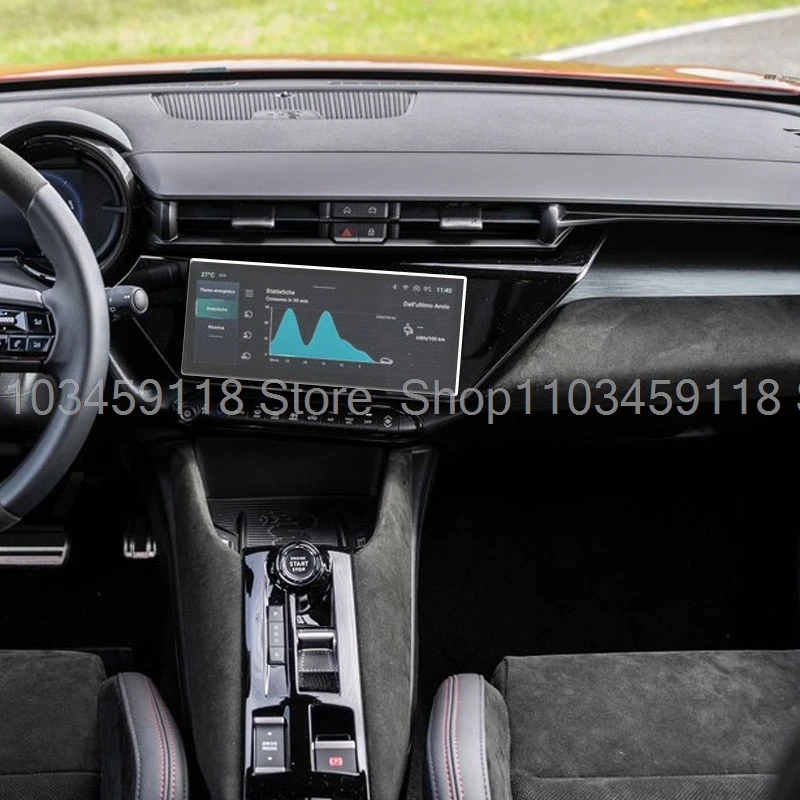 Car Stickers Protector For alfa romeo Junior 2025 Tempered Glass Protective Film Display Navigation Vehicle anti-scratch film
