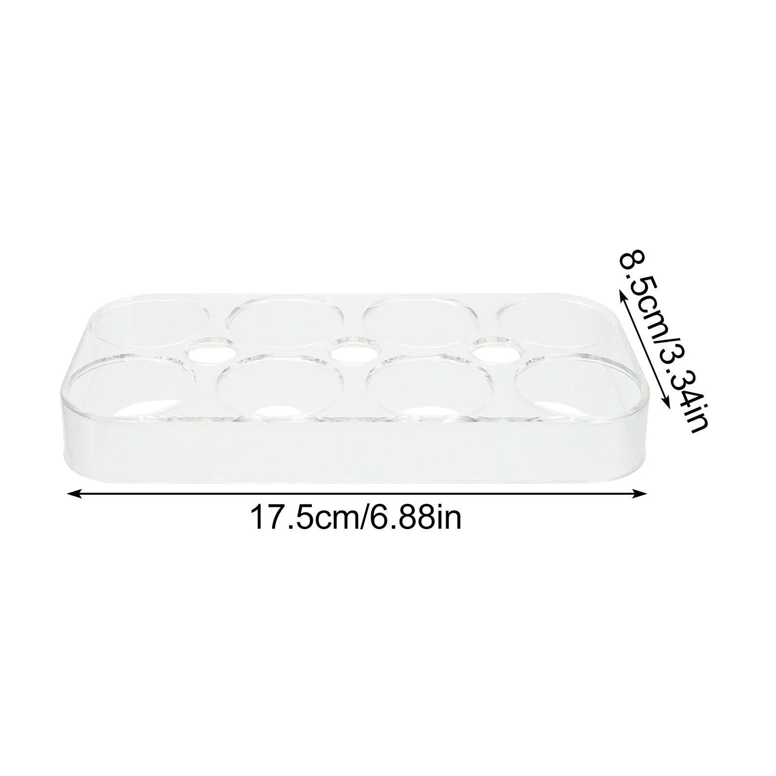 8 Pcs Egg Tray Premium Quality Egg Holder For Refrigerator Storage Box Egg Dispenser Case Household Merchandises Preservation