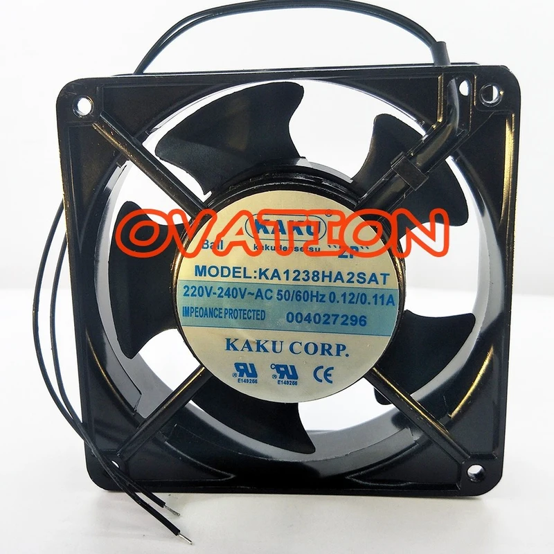 A+For 1 PCS KAKU FAN KA1238HA2SAT AC 220V 2 Wire #xz