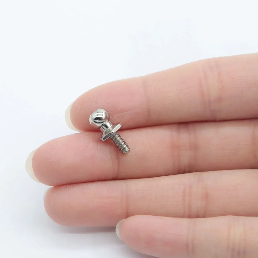 12 قطعة M3 الكرة مسمار لولبي الرأس 02038 ل HSP 94188/94123/94166/94107 1/10 RC سيارة شاحنة-قطع الغيار