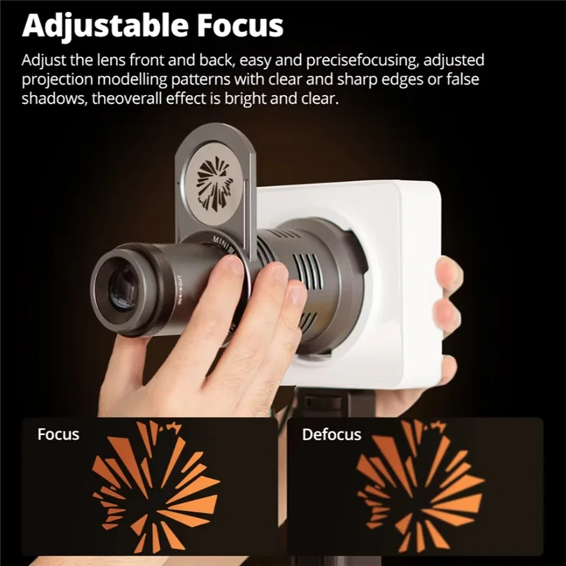 JABS-AL20 Photograph Flash Snoot Conical Lens Art Special Shaped  With Optical Spotlight Lens 20 Gobos