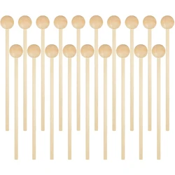 20 Pcs Wood Mallets Percussion Glockenspiel Xylophone Mallets Sticks Wood Small Musical Drumsticks Chime,8.2 Inch