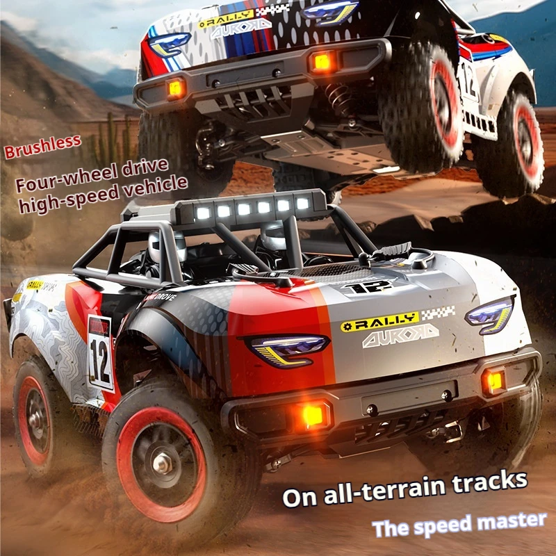 18104/18104 pro proporción completa 1/18 control remoto tracción en las cuatro ruedas tarjeta corta simulación de alta velocidad Rc modelo de coche eléctrico