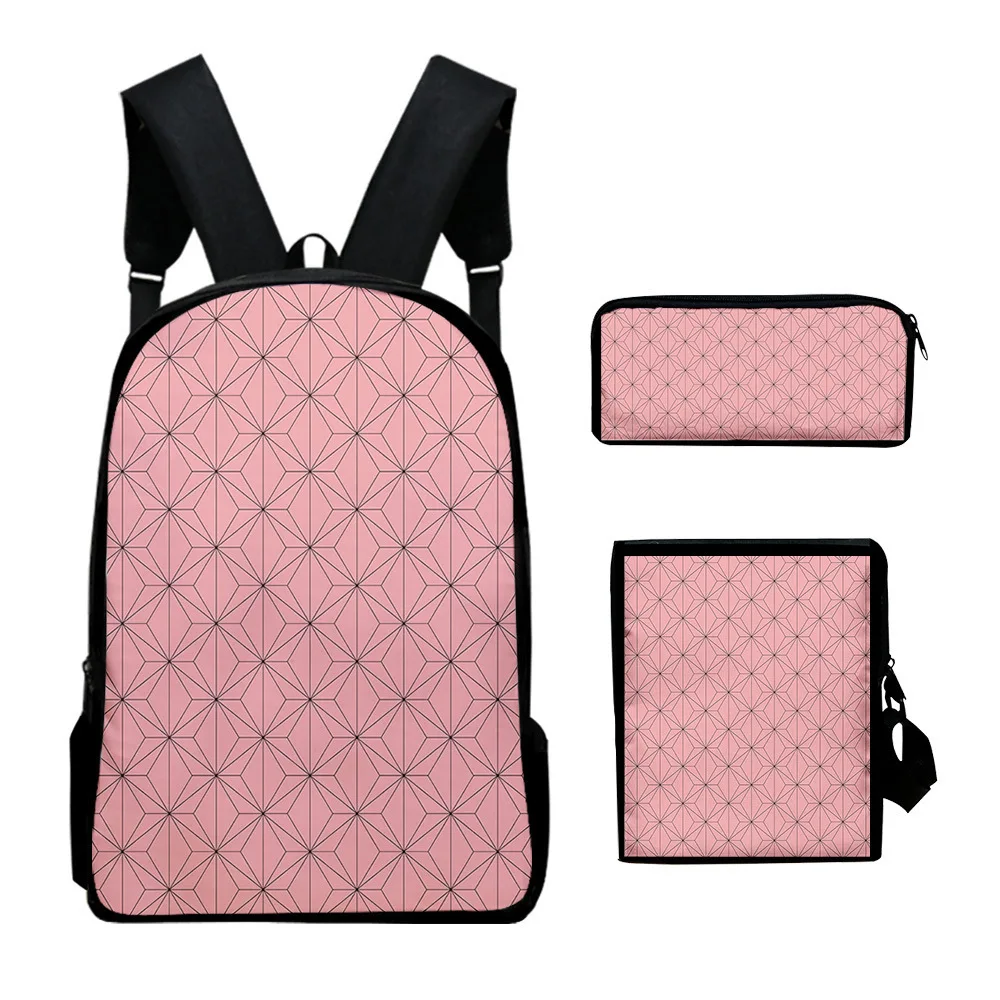 3D Demon Backpacks Anime Waterproof Laptop Backbag Children School Bags Girls Travel Bookbag School Bag