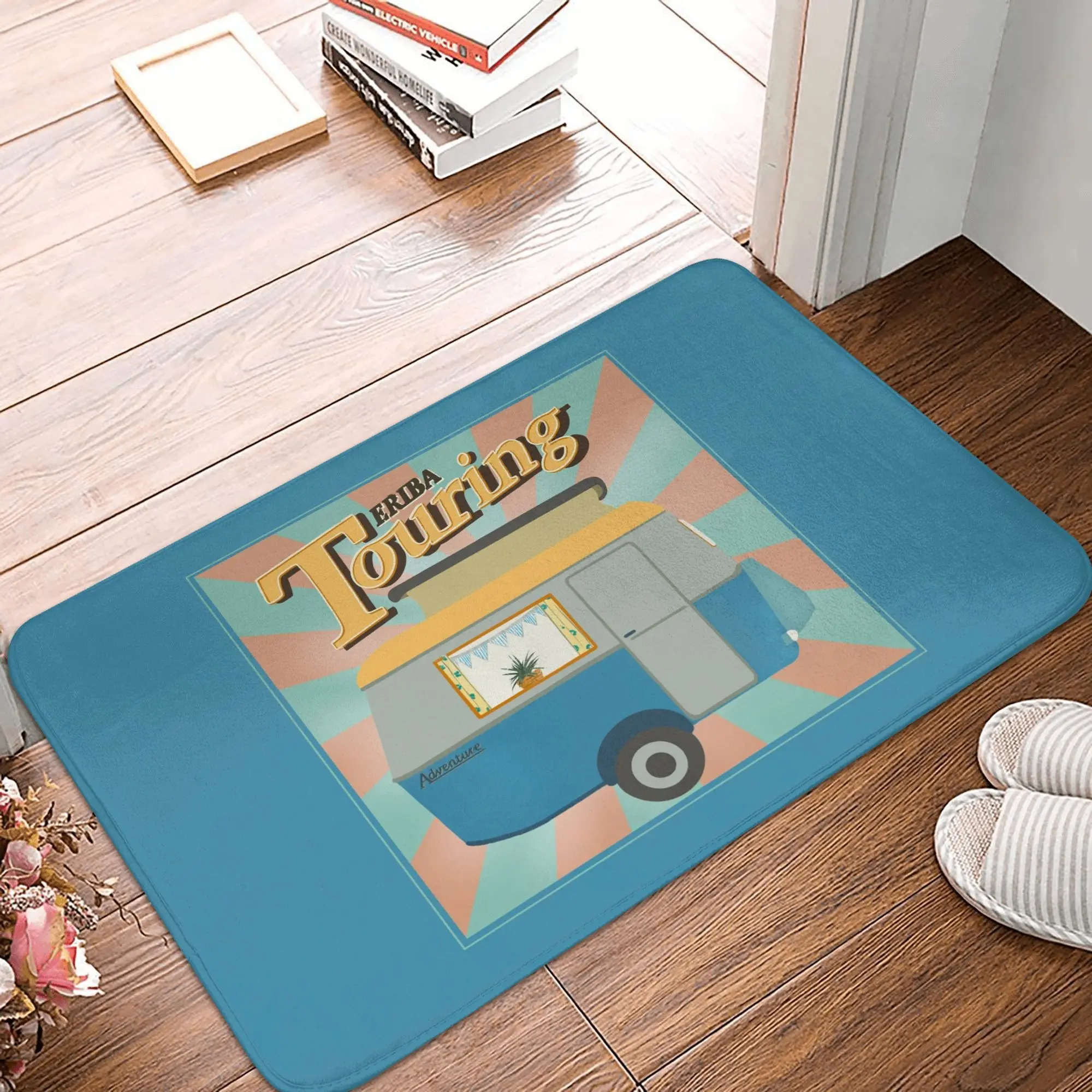 Vintage Touring Eriba Puck Adventure Doormat Floor Mat Absorbent Mat Carpet Rug for Kitchen Entrance Home Balcony Footpad Mats