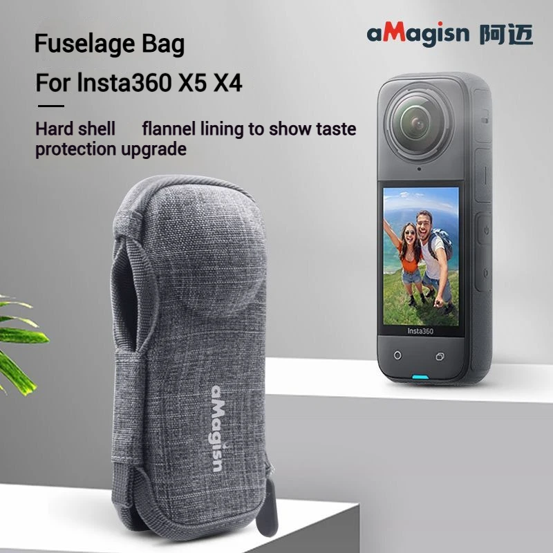 

aMagisn Carrying Case for Insta360 X5 X4, Storage Case Small Bag Compatible with X5 X4 Accessories