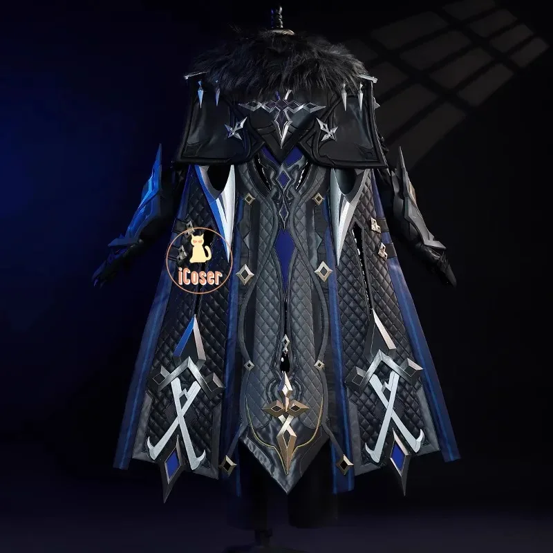 جينشين إمباكت الكابتن أزياء تنكرية Il Capitano عباءة قناع موحد أحد عشر فاتوي هاربينجرز ناتلان كرنفال للنساء و