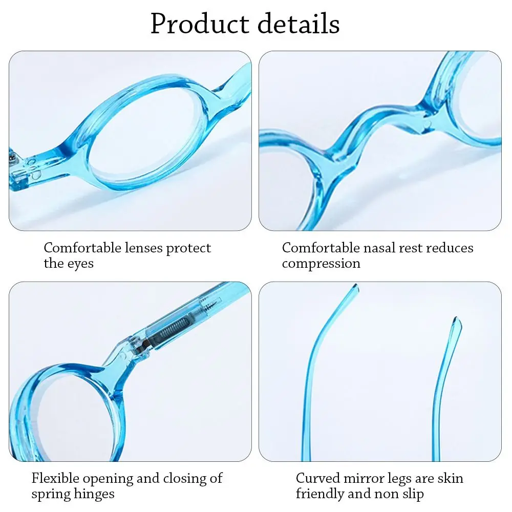 Vintage Eye Protection Reading Glasses Ultralight PC Round Eyeglasses Hyperopia Glasses Men Women