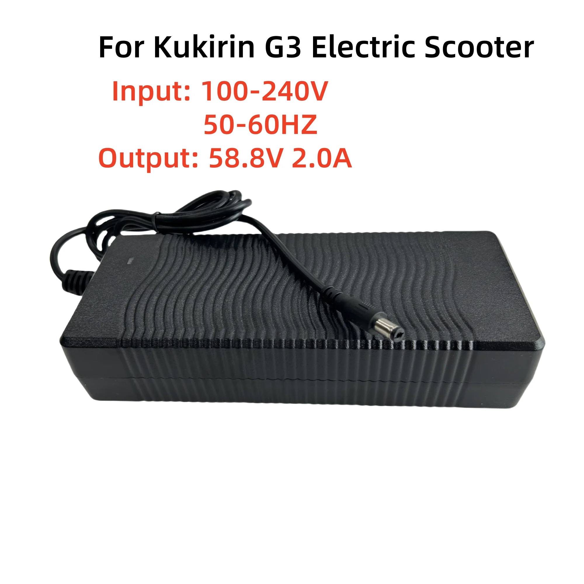 Original 58.8V 2.0A Lithium Charger For Kugoo Kukirin G3 Electric Scooter Battery Charger Parts Replacement Accessories