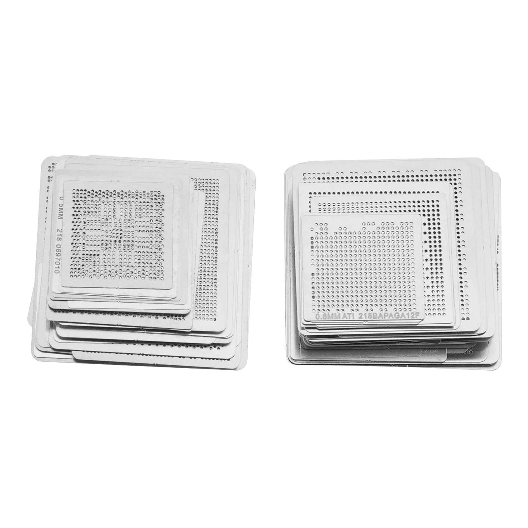 144Pcs BGA Direct Heat Graphics Card BGA Stencils for INTEL/ NVIDIA/ ATI Video Chips Bga Reballing Stencil Tample Kit