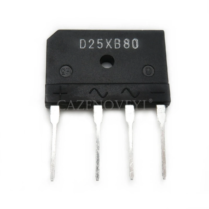 5PCS D2SB60 D2SBA60 D25XB80 25XB80 D25XB60 25XB60 D25SB80 25SB80 D25SB60 25SB60 ZIP-4