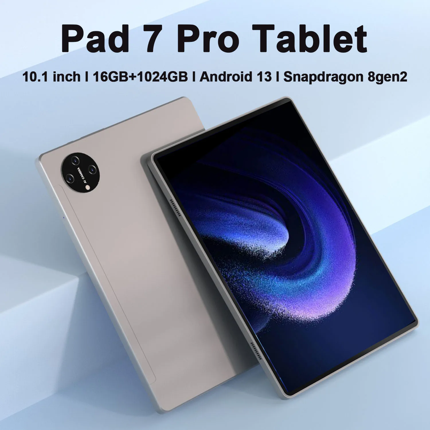 

Оригинальный планшет Pad 7 Pro 10,1 дюйма Snapdragon 8gen2 16 ГБ + 1024 ГБ 10000 мАч Android 13 Global 5G Сетевой ПК с двумя SIM-картами WIFI HD-экран