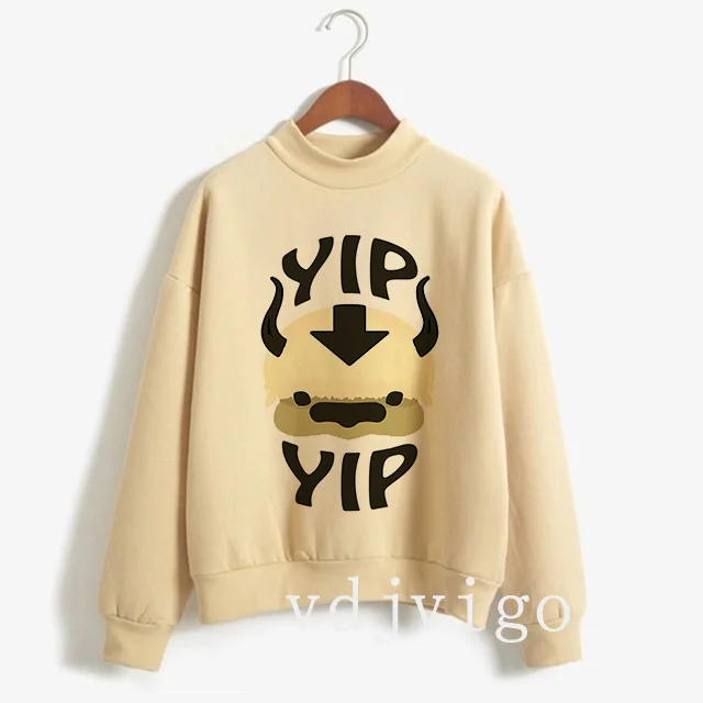 Appa Yip Harajuku Print Casual Sweatshirts Avatar The Last Airbender Hoodies Unisex Fashion Mange Long Sleeve Hoody Streetwear