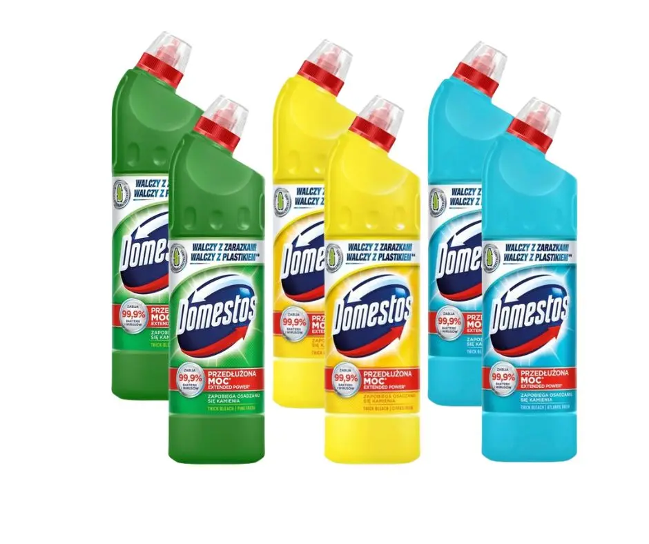 Domestos WC Fluid Citrus Atlantic Pine Set 6x750ml