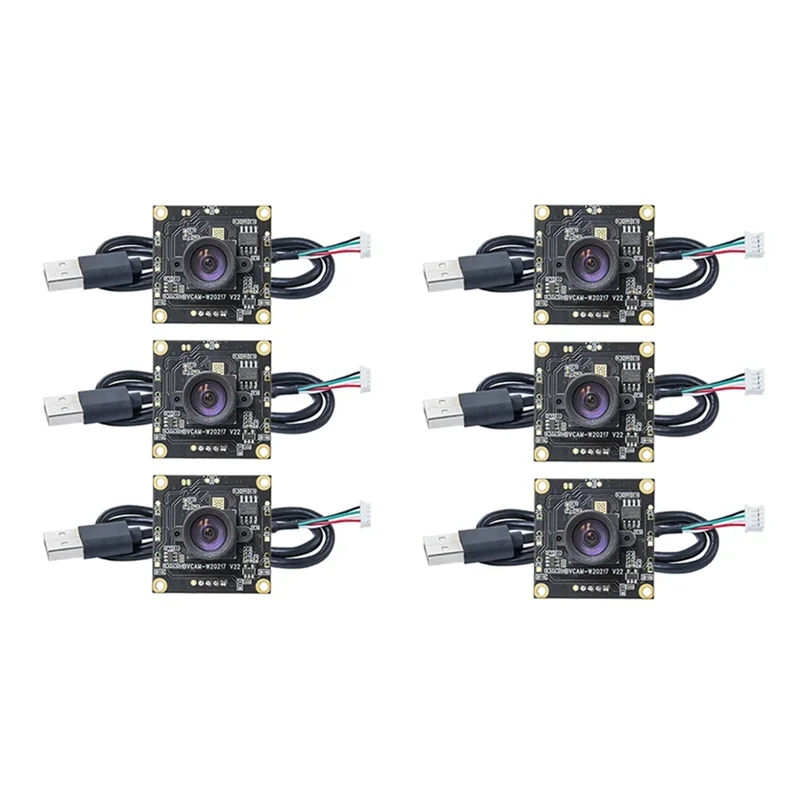 FULL-6Pcs OV9732 100 Degrees 1280X720 30Fps Camera Module For Autodarts Io With 3 Meters Cable,PCB SIZE:32X32mm,Camera Module
