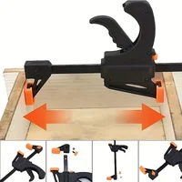 Woodworking Clamp F Hard Quick Release Ratchet Speed Squeeze Clip Kit Long Carpenter Set Nylon Gadget Work Bar Hand Tool 4inch 5