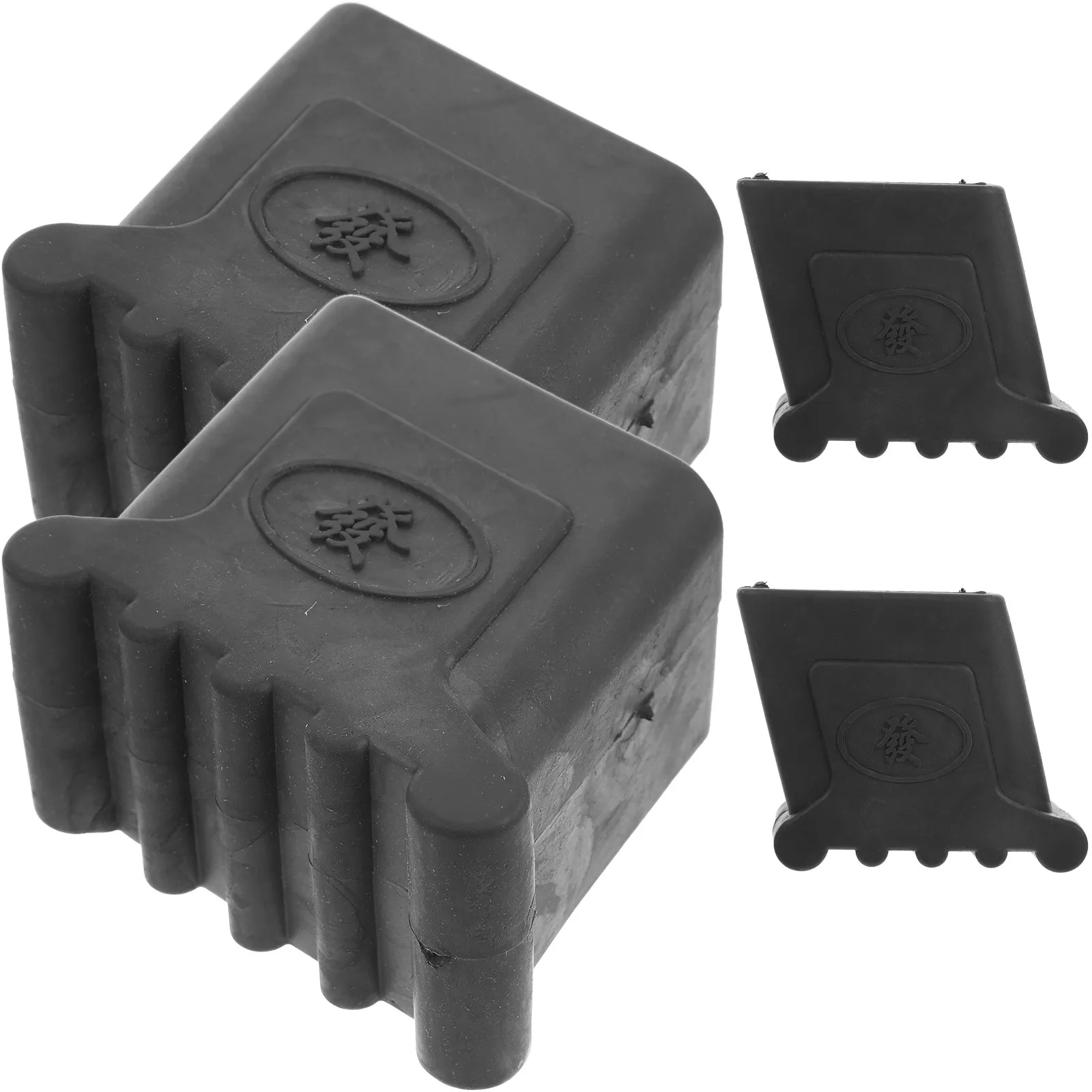 

Комплект из 4 нескользящих резиновых накладок для ножек лестниц и мебели, 30x70 мм, сменные заглушки, защитные колпачки для ступеней