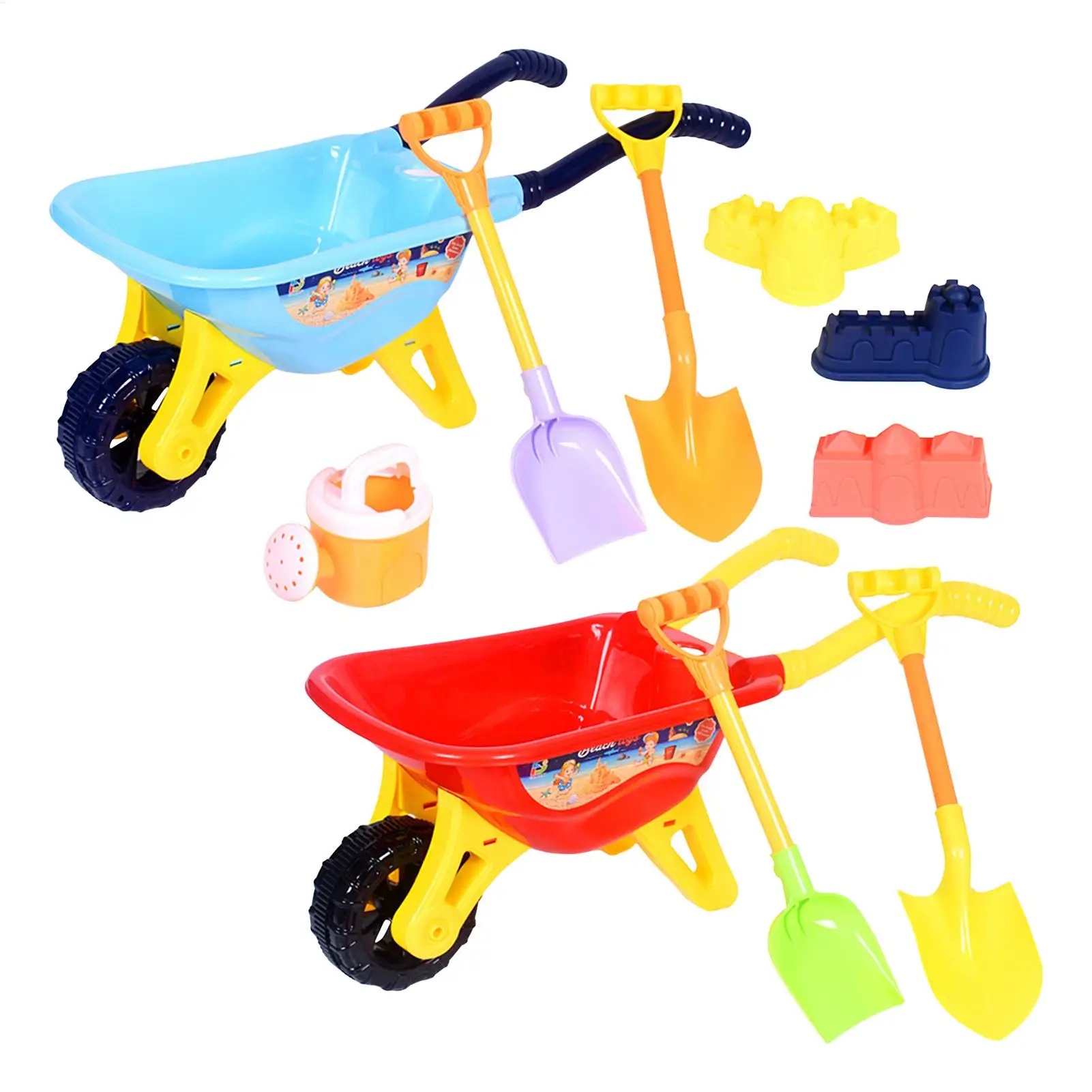 Set di giochi da spiaggia per bambini con paletta e innaffiatoio_voghion.com
