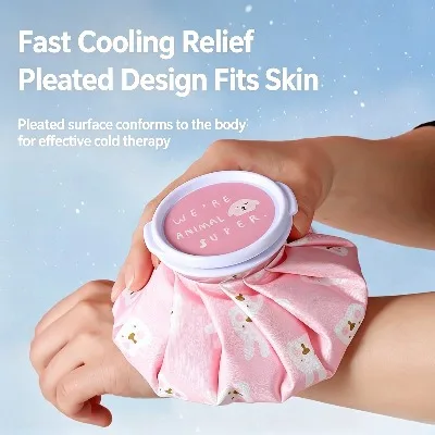 3pcs portable foldable hot and cold reusable ice packs, physical cooling cloth, relieves pain, suitable for home sports injuries