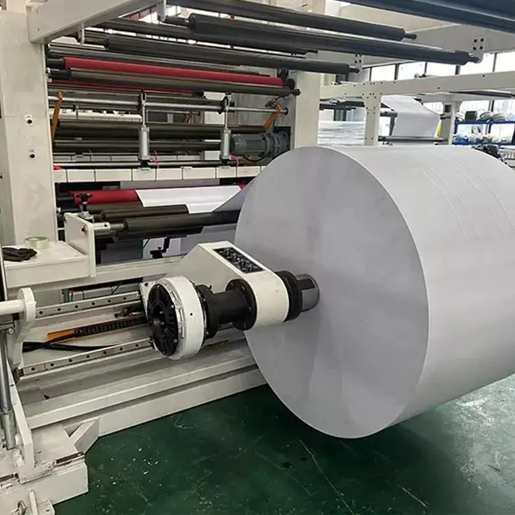 Automatic Stack Paper Cutter A4 Guillotine Trimming Machine High Speed Slitter Rewinder for Roll to Sheet Paper Industrial Cut