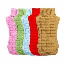 pet dog clothes winter chihuahua puppy dog coat Pet Winter Woolen Sweater Knitwear clothing for dog roupas para cachorro