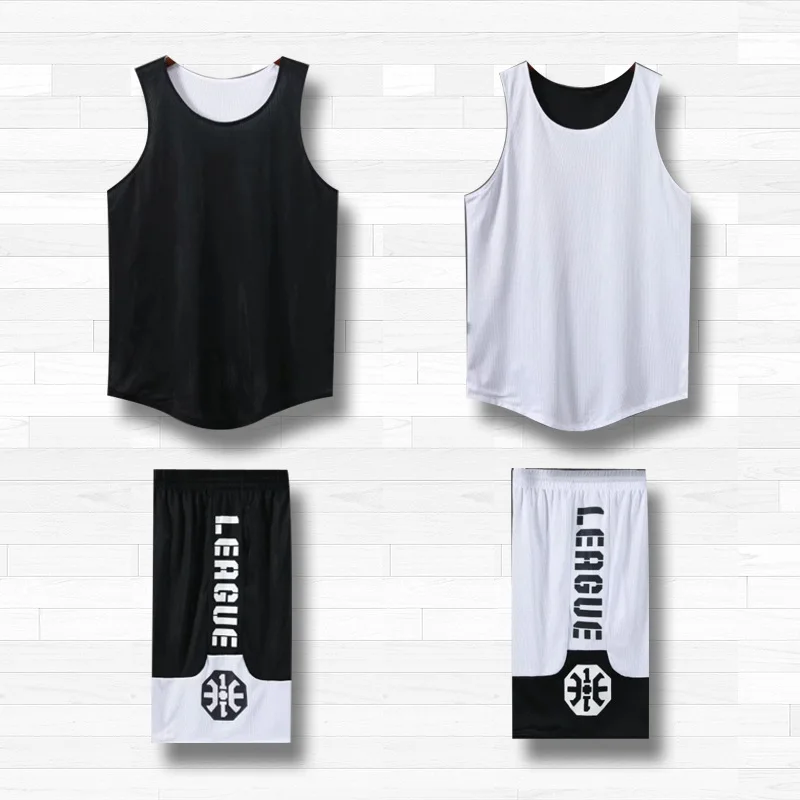 Reversible Basketball Jersey Custom Male Student Training Competition Sports Uniform Team Female Quick Drying vest