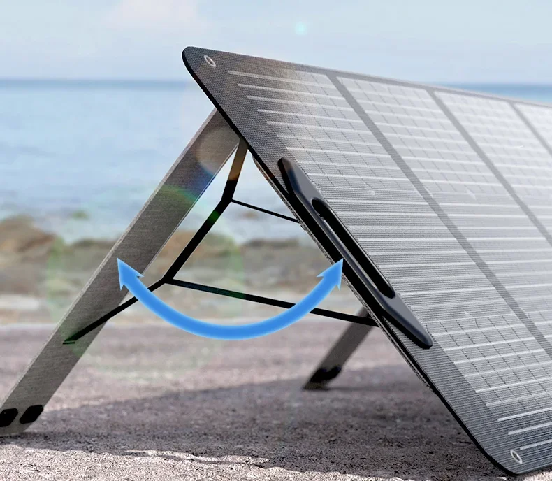 Best Price New Design Solar Power Thin Film Portable Strong Stand Foldable Mono Solar Panel 100w Monocrystalline