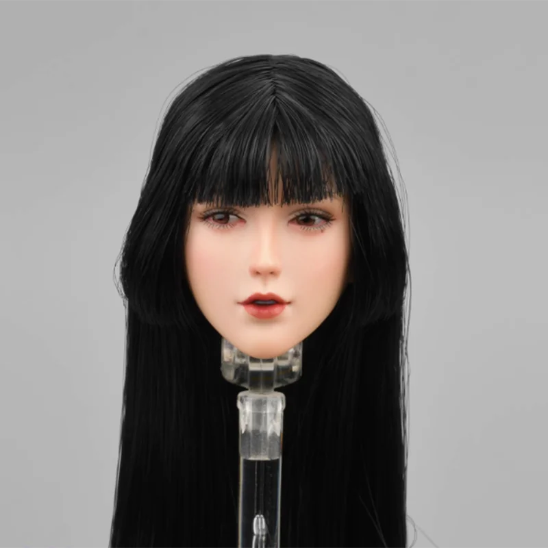 

1:6 Scale Female Soldier Head Sculpture Model VCF-2065 12 inch Detachable Character Gift Weapon Accessory Decoration