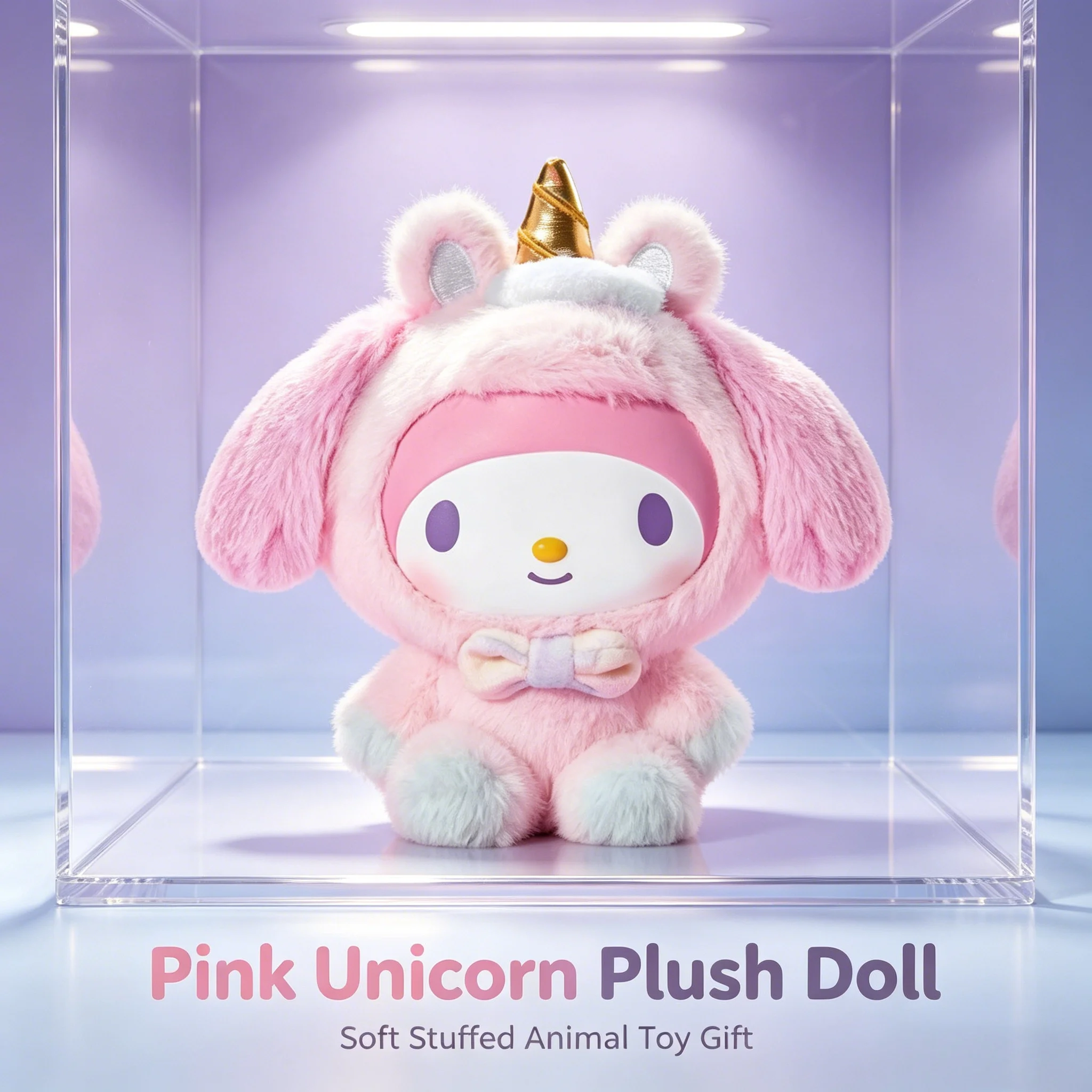 2026 New Sanrio Dream Unicorn Vinyl Plush Blind Box Hello Kitty Kuromi Bag Pendant Gift for Girls view 2