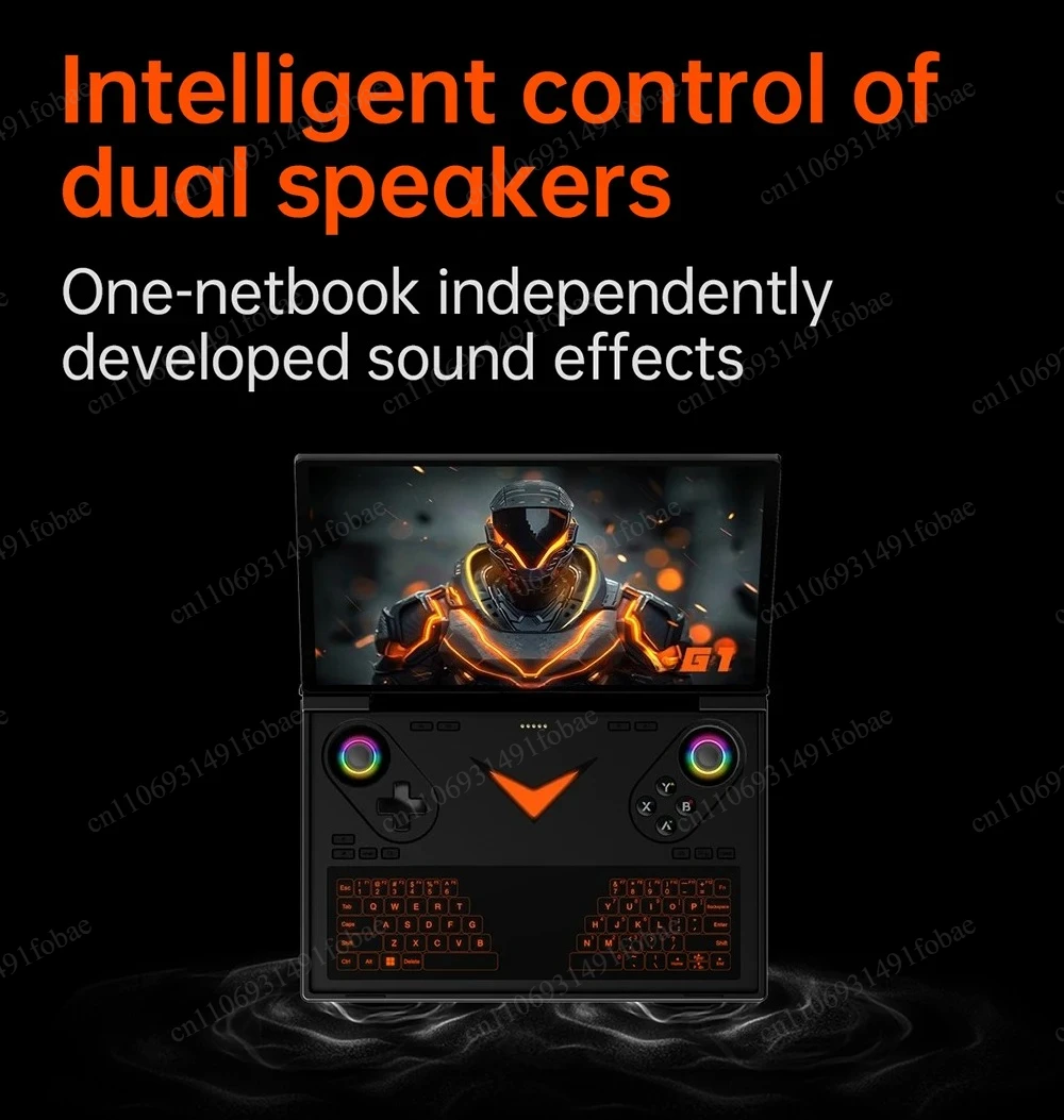8.8 Inch Handheld Gaming Laptop With AI Chip Dual Bluetooth Keyboard Windows System