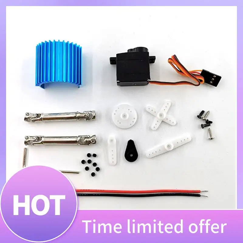 

B68A 3PCS 2 Speed Gear Box With 370 Motor Drive Shaft For WPL B1/1/14/16/24 C14 1/16 Rc
