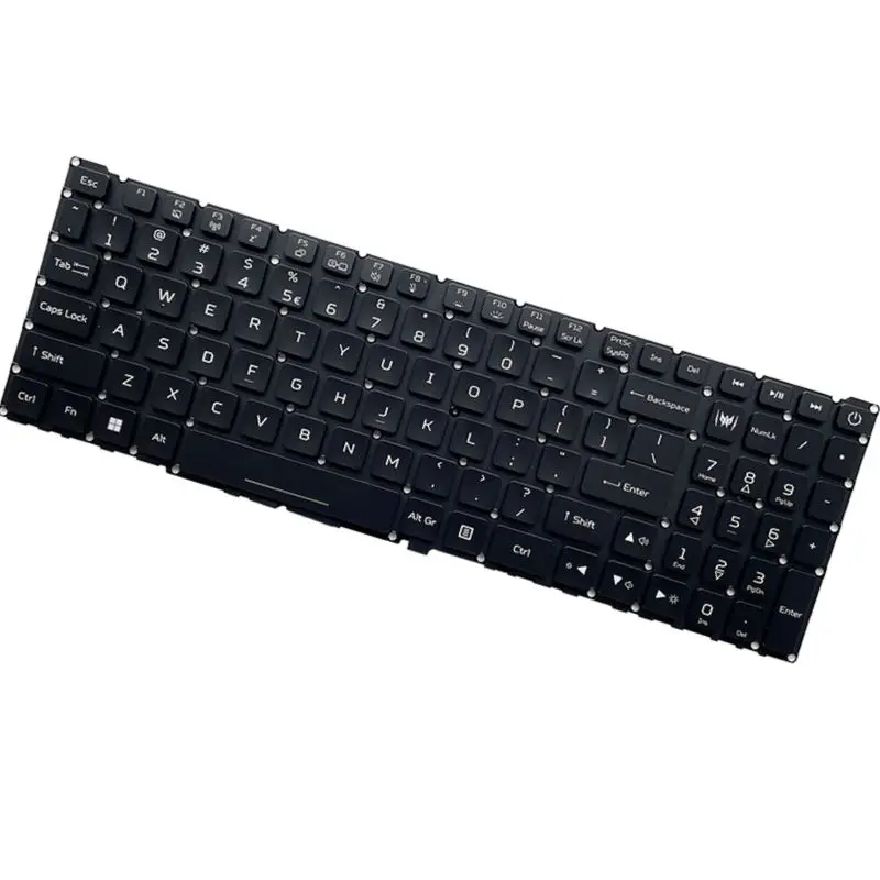 Bulgarian Per-key RGB Backlit Keyboard for Acer Predator Helios PH16-71 PH16-71-71AV N23Q1 PH16-71-93FR PH16-71-948L BGR