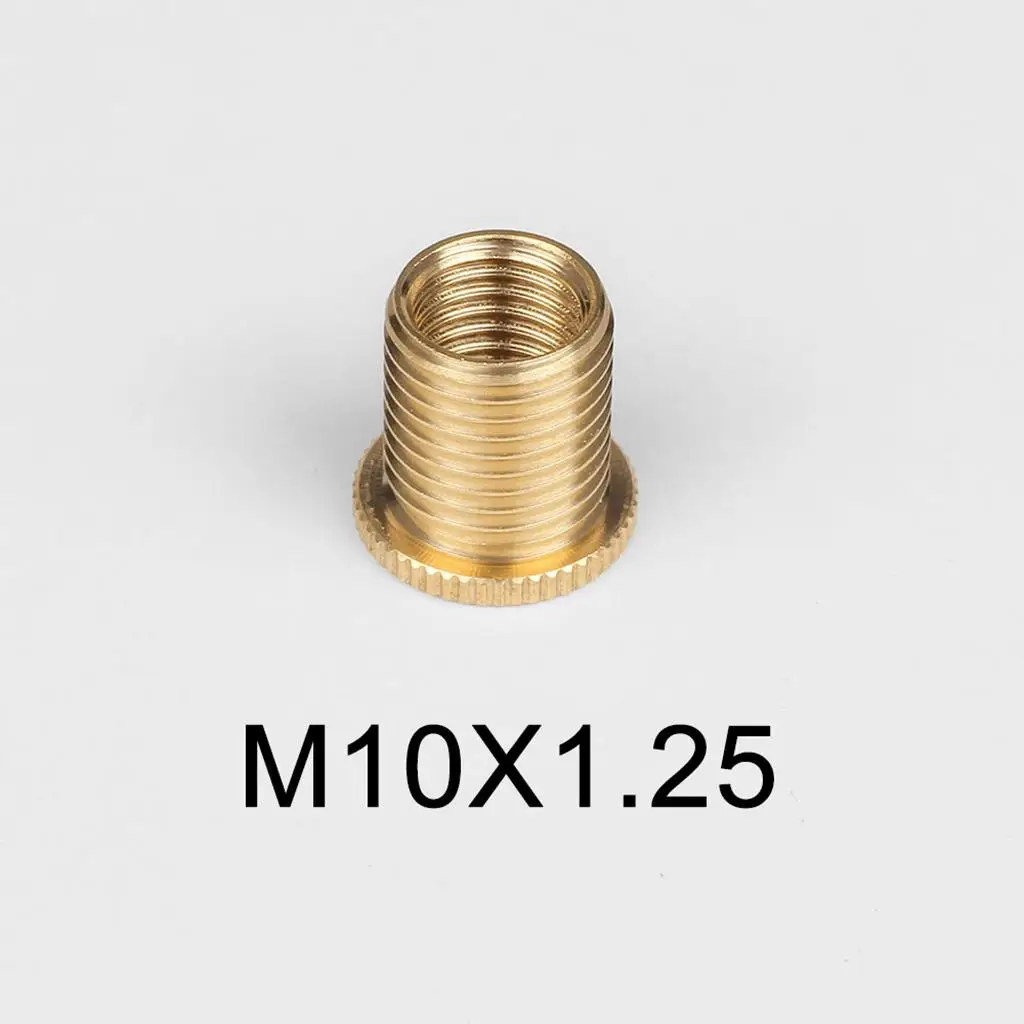 Metal Gear Shift Knob Thread Adapter Gold Aluminium Connector for Manual Gear Lever Upgrade Kit M12x1.25
