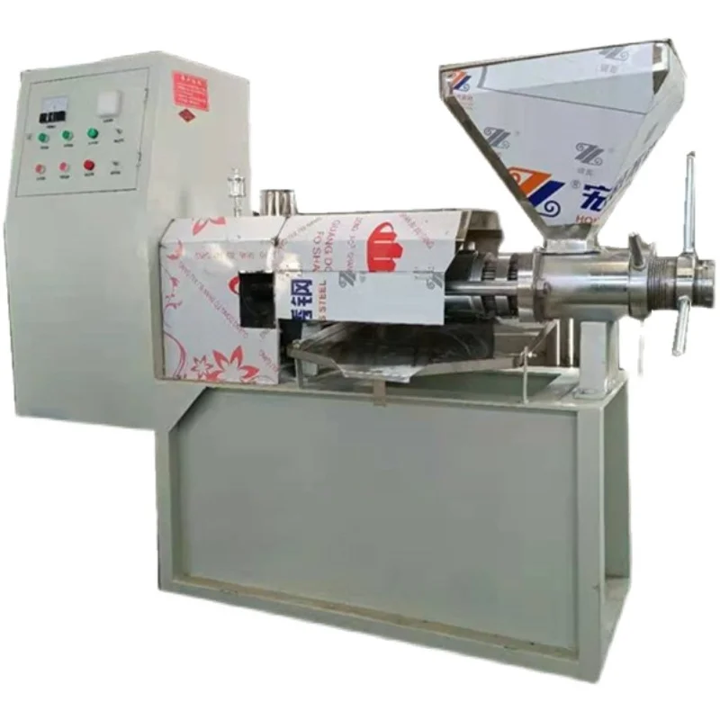 oil crushing machine press oil Full Automatic Mini Household Home Use Oil Extraction Making Edible  Household Screw Automatic Oi