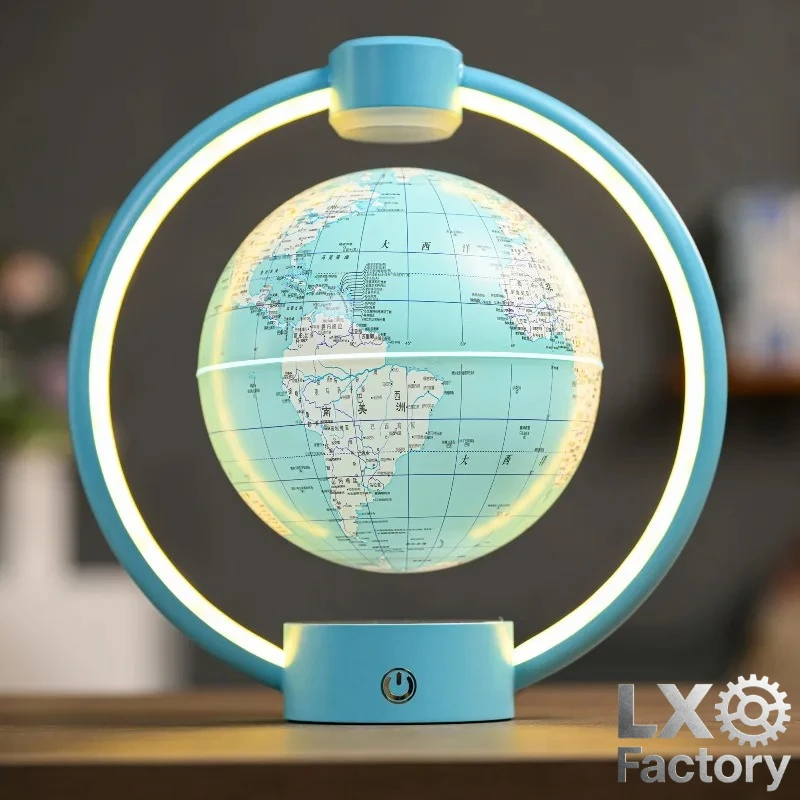 14cm Levitation Floating Globe 360° Rotating World Map Home Office Decor Creative Gift for Birthday Christmas Kids Friends view 2