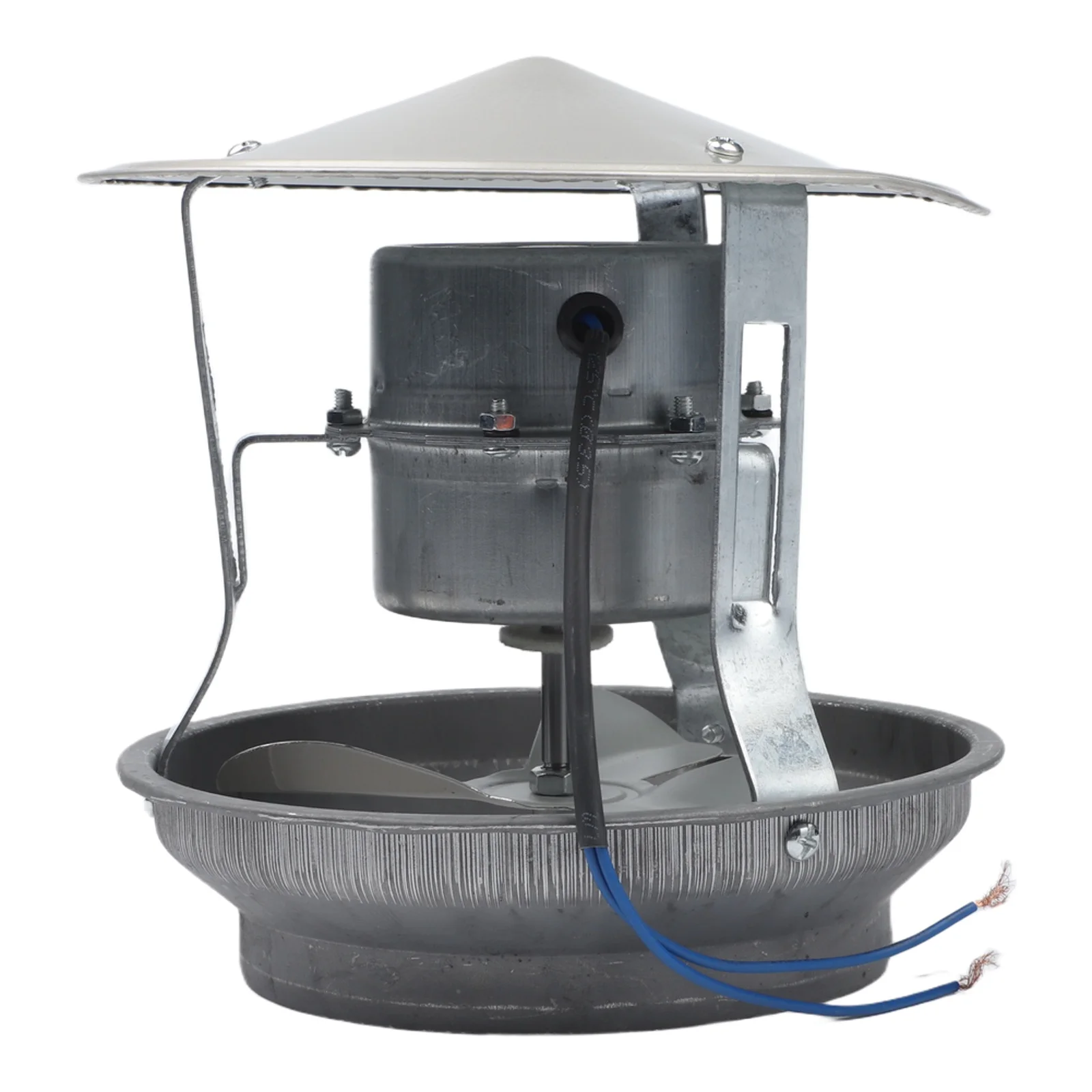 Indoor Smoke Extraction Flue Fan Robust Metal Flue Fan Quiet Operation Robust Construction Optimized Airflow Metal Construction