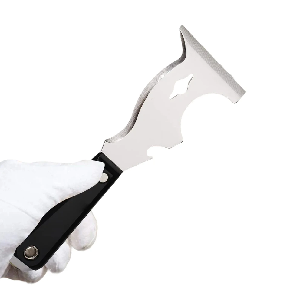 Portable Adhesive Remover 10-In-1 Wall Scraper For Removing Adhesive Grout Caulk