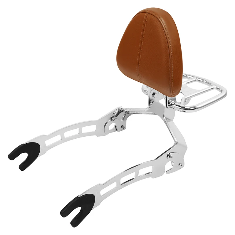 Motorcycle Sissy Bar Passenger Backrest Mouting Spools Luggage Rack For Indian Scout 2015-2024