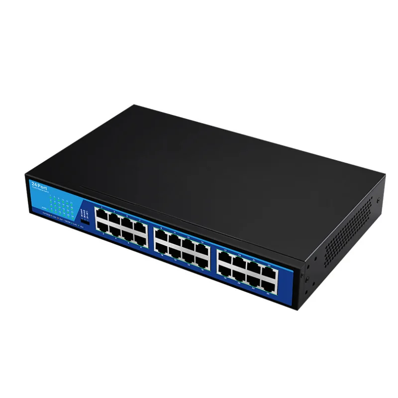 fast Ethernet Smart Switcher Plug and Play RJ45 Hub Game network switch Internet Splitter 24-Port gigabit Switch 10/100/1000mbps